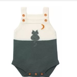 Under the Moon Cotton Knit Infant Romper